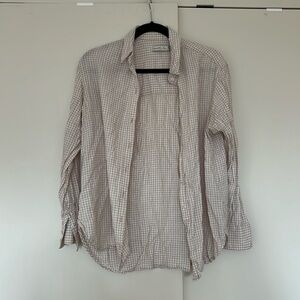 Abercrombie oversized linen shirt